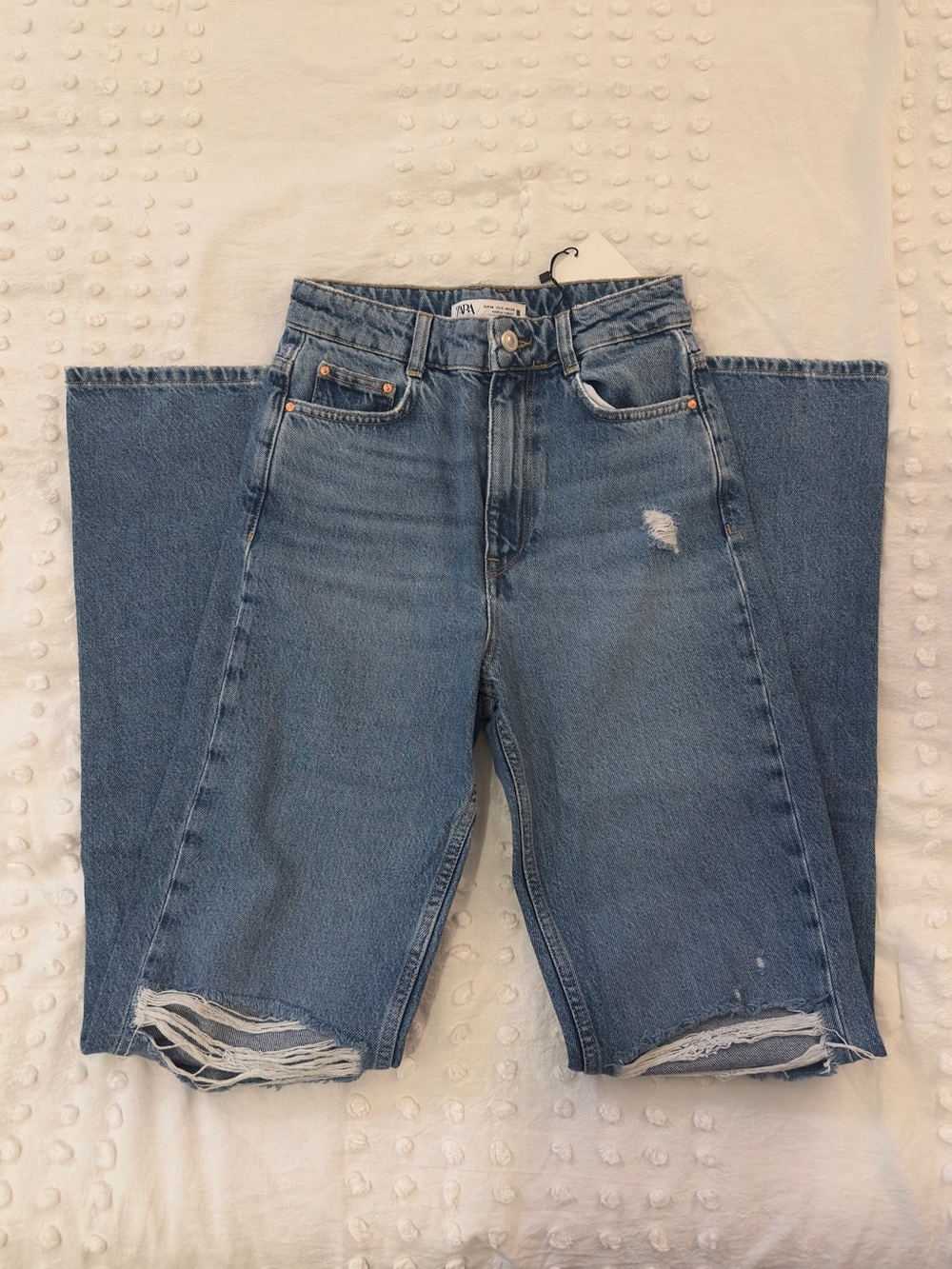 Zara Wide Leg Jeans NWT Size US 2
